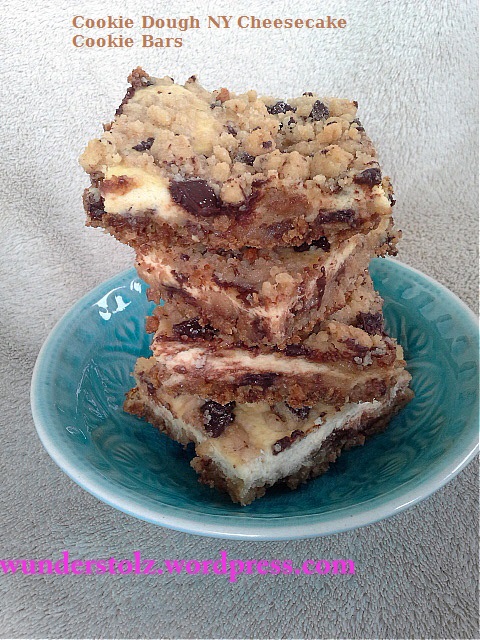Cookie Dough NY Cheesecake Cookie Bars